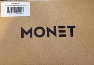 Monet Slim Card Holder/Wallet in Supreme Red